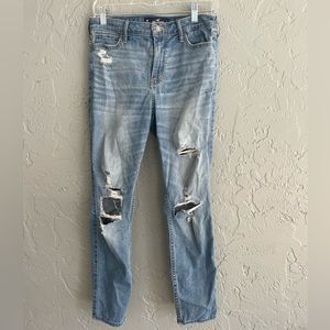 Distressed Hollister Jeans